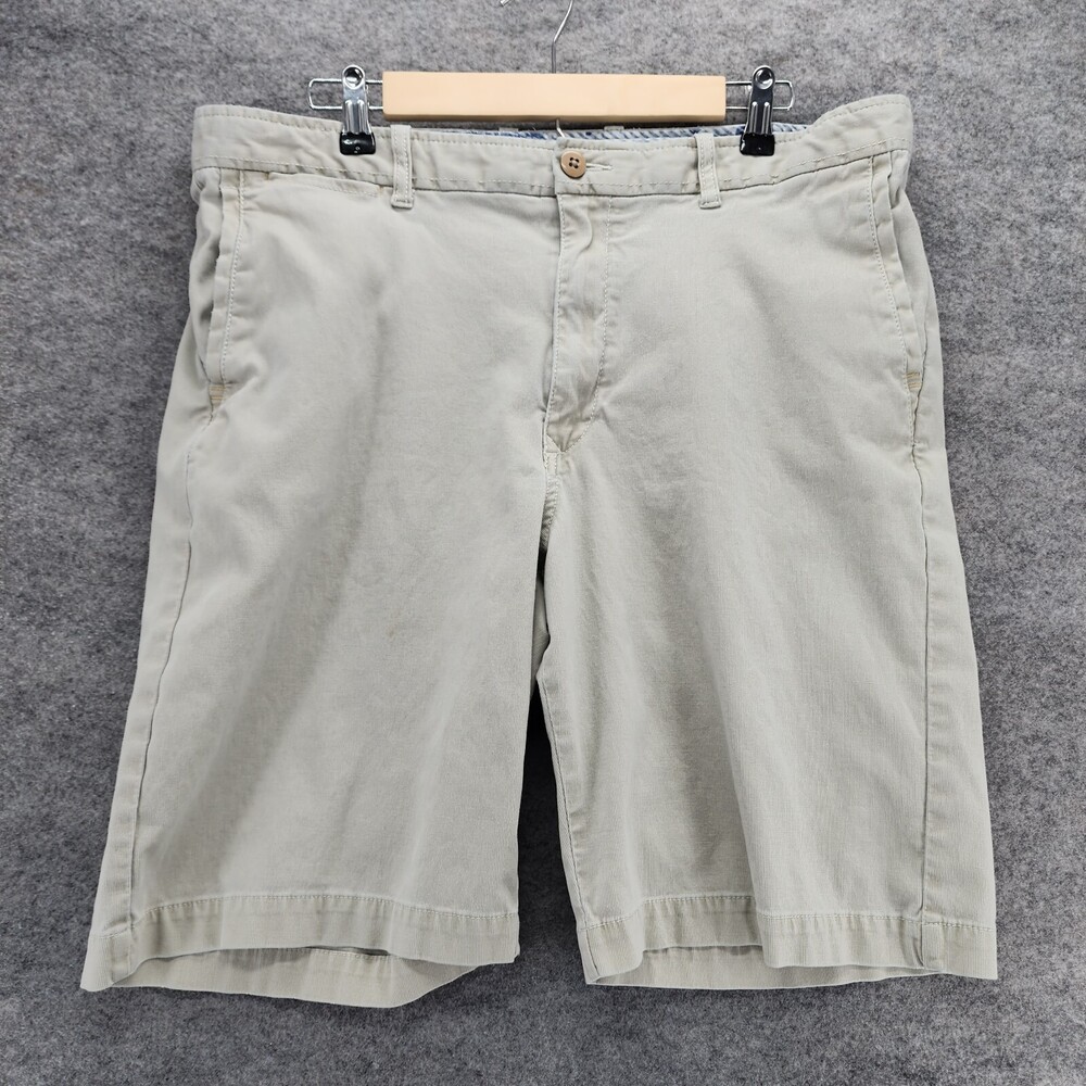 Tommy Bahama Shorts Mens 38 Beige Mid Rise 38" Waist